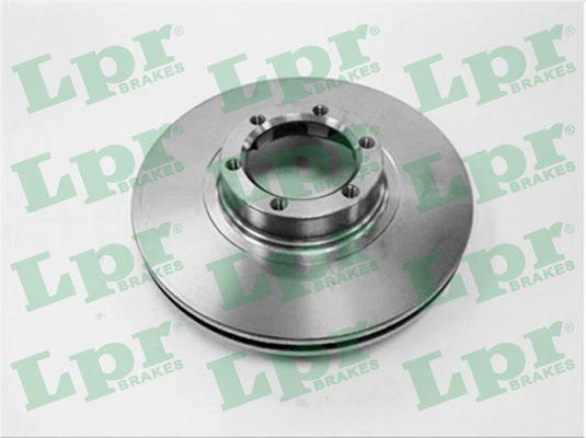 LPR R1041V Front brake disc ventilated R1041V