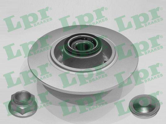 LPR R1055PRCA Rear brake disc, non-ventilated R1055PRCA