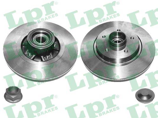 LPR R1070PCA Rear brake disc, non-ventilated R1070PCA