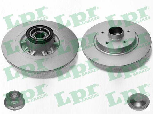 LPR R1070PRCA Rear brake disc, non-ventilated R1070PRCA