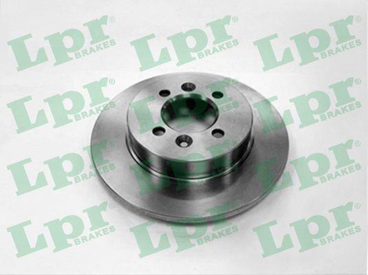 LPR R1401P Rear brake disc, non-ventilated R1401P