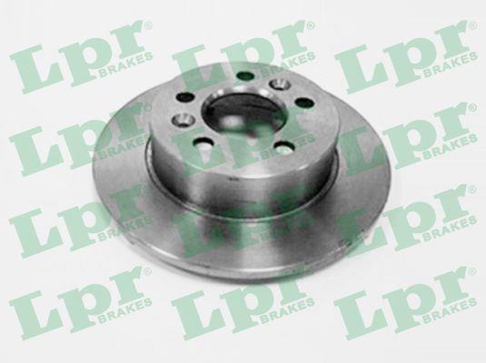 LPR R1481P Rear brake disc, non-ventilated R1481P