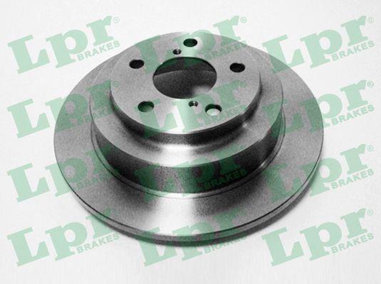 LPR S4101P Rear brake disc, non-ventilated S4101P