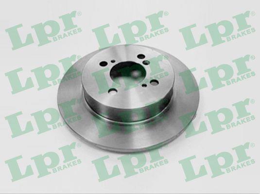 LPR S5007P Rear brake disc, non-ventilated S5007P