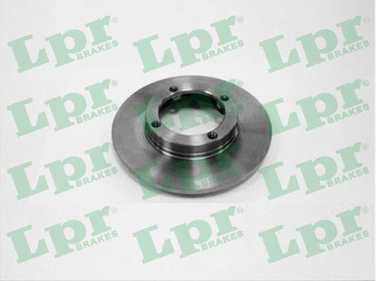 LPR S5011P Unventilated front brake disc S5011P