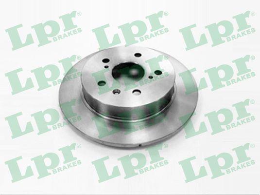 LPR S5012P Rear brake disc, non-ventilated S5012P