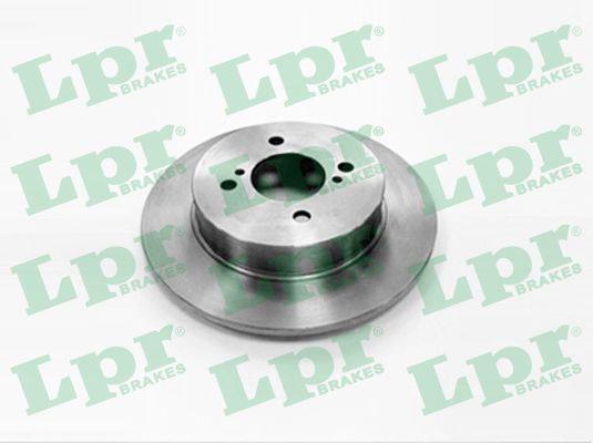 LPR S5015P Rear brake disc, non-ventilated S5015P