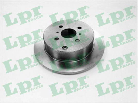 LPR T2003P Rear brake disc, non-ventilated T2003P