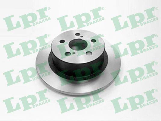 LPR T2013P Rear brake disc, non-ventilated T2013P