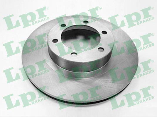 LPR T2027V Front brake disc ventilated T2027V