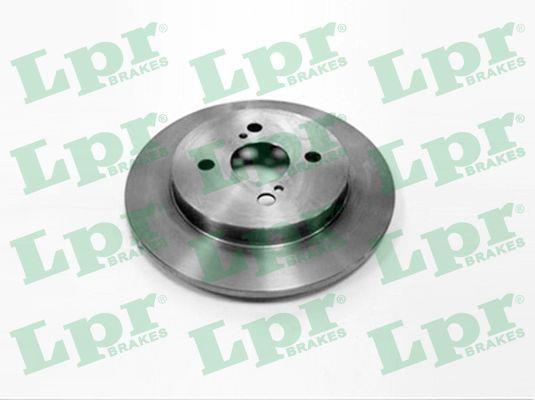 LPR T2033P Rear brake disc, non-ventilated T2033P