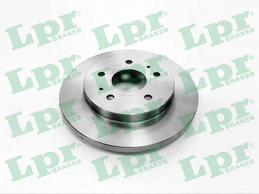 LPR T2035P Unventilated front brake disc T2035P