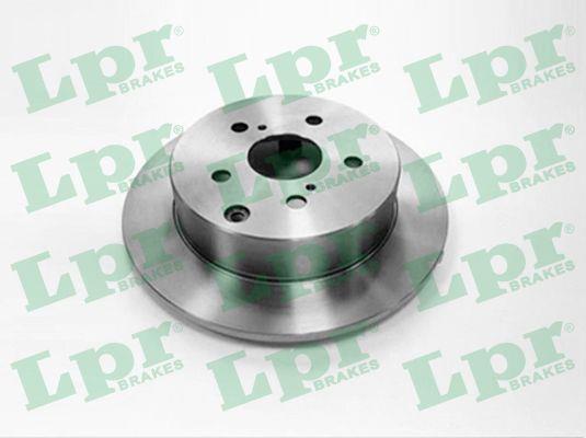 LPR T2039P Rear brake disc, non-ventilated T2039P