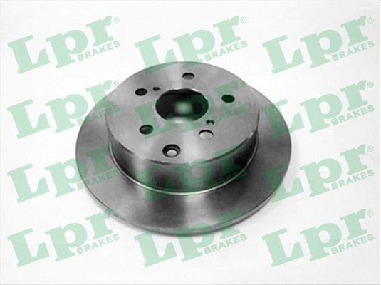 LPR T2052P Rear brake disc, non-ventilated T2052P