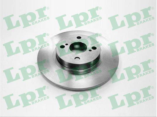 LPR T2055P Rear brake disc, non-ventilated T2055P
