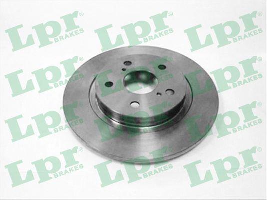 LPR T2060P Rear brake disc, non-ventilated T2060P
