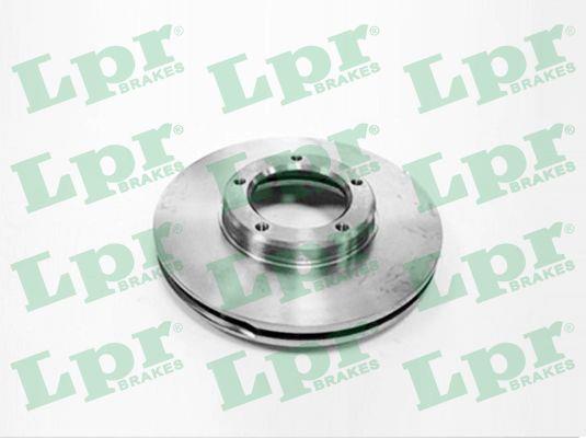 LPR T2361V Front brake disc ventilated T2361V