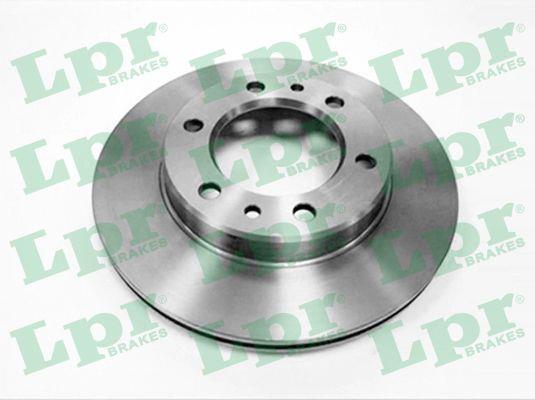 LPR T2661V Front brake disc ventilated T2661V