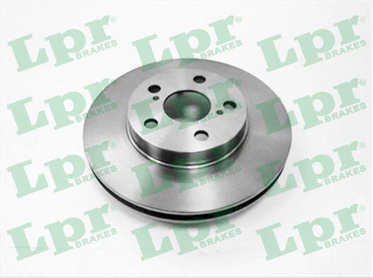 LPR T2691V Front brake disc ventilated T2691V