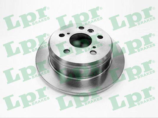 LPR T2888P Rear brake disc, non-ventilated T2888P