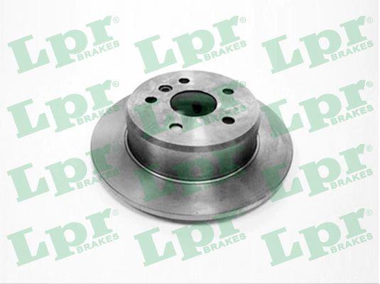 LPR T2889P Rear brake disc, non-ventilated T2889P
