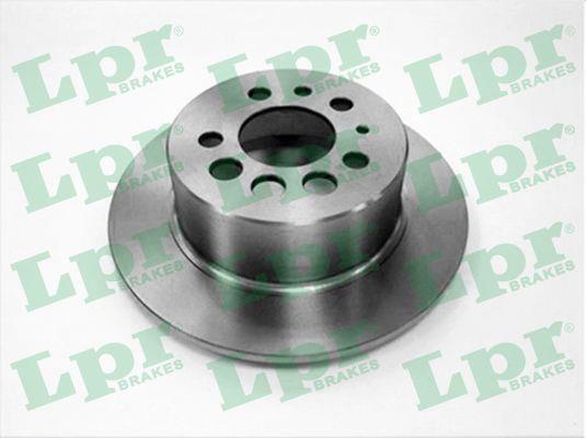 LPR V1041P Rear brake disc, non-ventilated V1041P