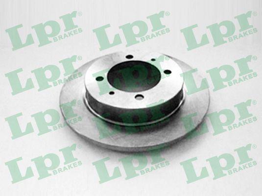 LPR V1341P Rear brake disc, non-ventilated V1341P