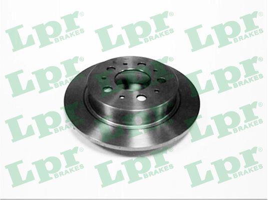 LPR V1451P Rear brake disc, non-ventilated V1451P
