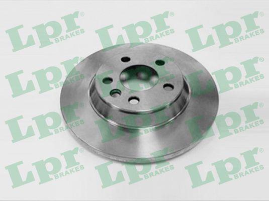 LPR V2002P Rear brake disc, non-ventilated V2002P