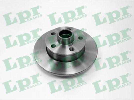 LPR V2243P Rear brake disc, non-ventilated V2243P