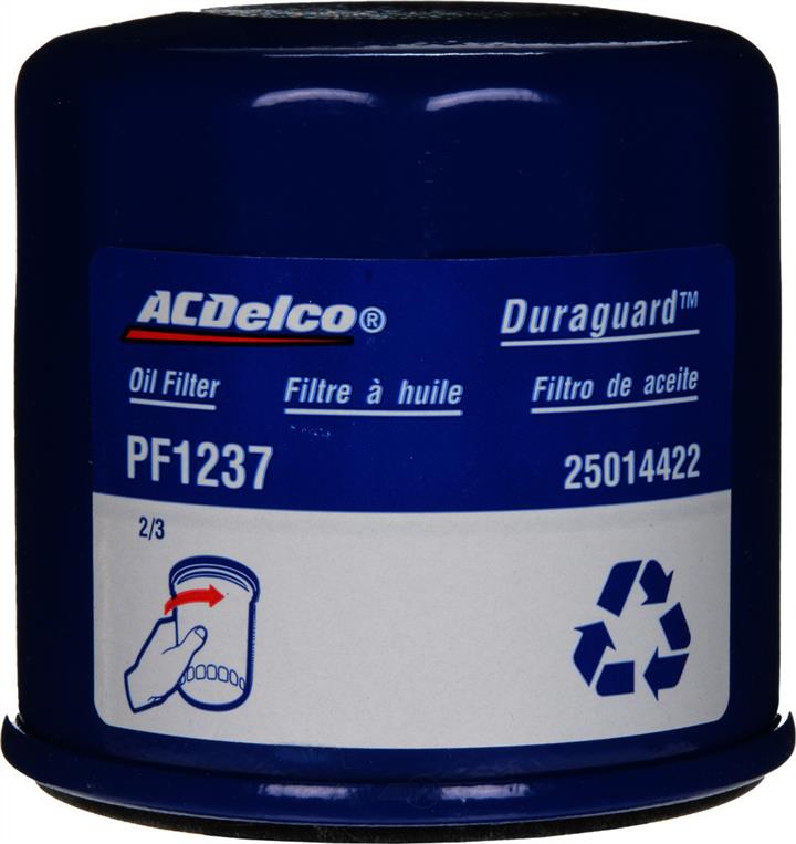 AC Delco PF1237 Oil Filter PF1237