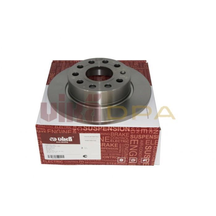 Vika 66150615501 Rear brake disc, non-ventilated 66150615501