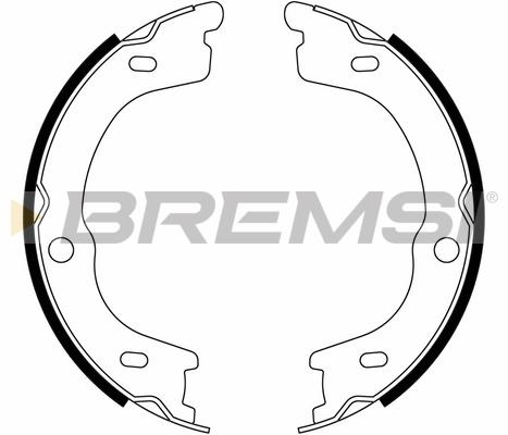Bremsi GF0837 Parking brake shoes GF0837