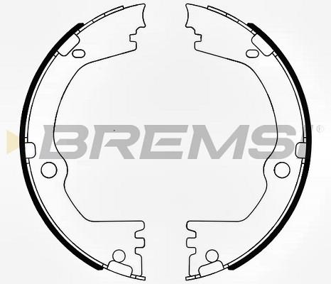 Bremsi GF0808 Parking brake shoes GF0808
