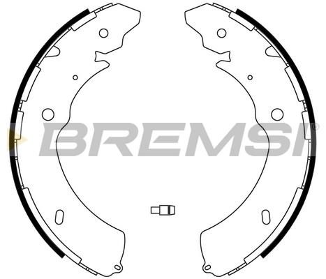 Bremsi GF0640 Brake shoe set GF0640