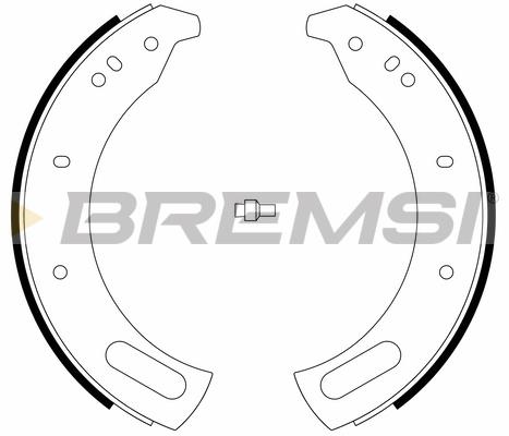 Bremsi GF0443 Brake shoe set GF0443