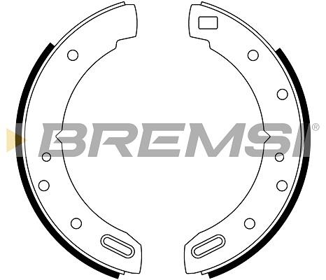 Bremsi GF0270 Brake shoe set GF0270