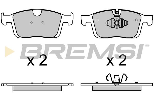 Bremsi BP3731 Front disc brake pads, set BP3731