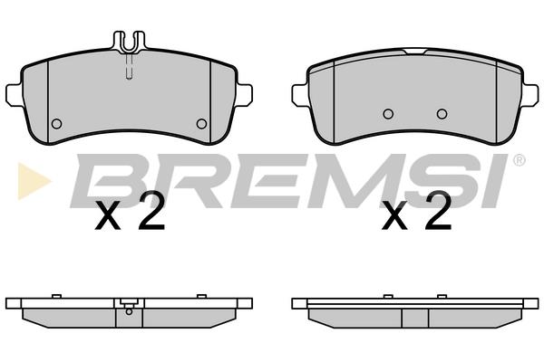 Bremsi BP3709 Rear disc brake pads, set BP3709