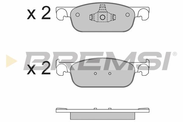 Bremsi BP3662 Brake Pad Set, disc brake BP3662