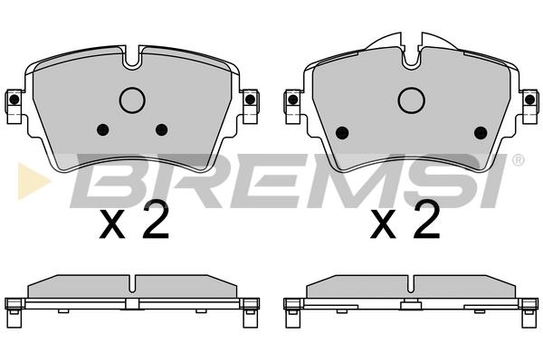 Bremsi BP3639 Brake Pad Set, disc brake BP3639