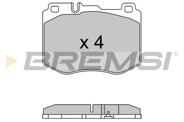 Bremsi BP3634 Brake Pad Set, disc brake BP3634