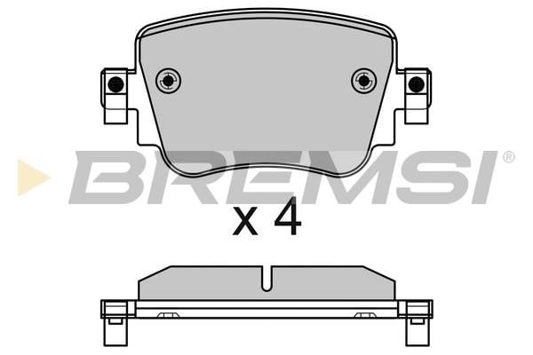 Bremsi BP3623 Brake Pad Set, disc brake BP3623