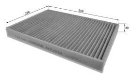 Comline EKF423A Activated Carbon Cabin Filter EKF423A