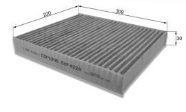 Comline EKF422A Activated Carbon Cabin Filter EKF422A