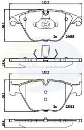 Comline CBP06097 Brake Pad Set, disc brake CBP06097