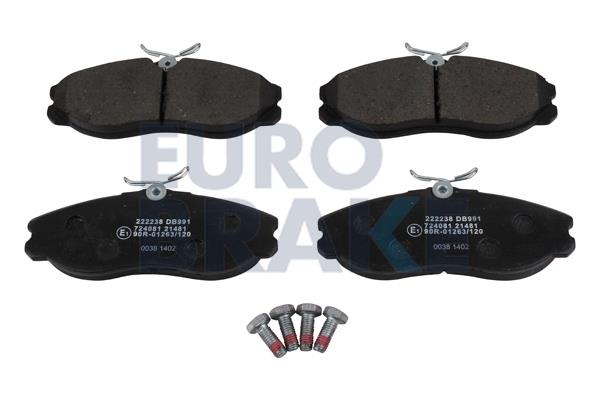 Eurobrake 5502222238 Brake Pad Set, disc brake 5502222238