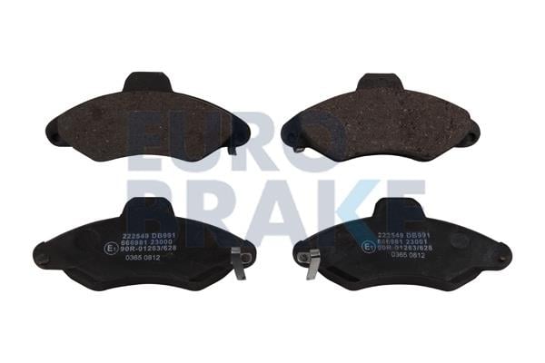 Eurobrake 5502222549 Brake Pad Set, disc brake 5502222549