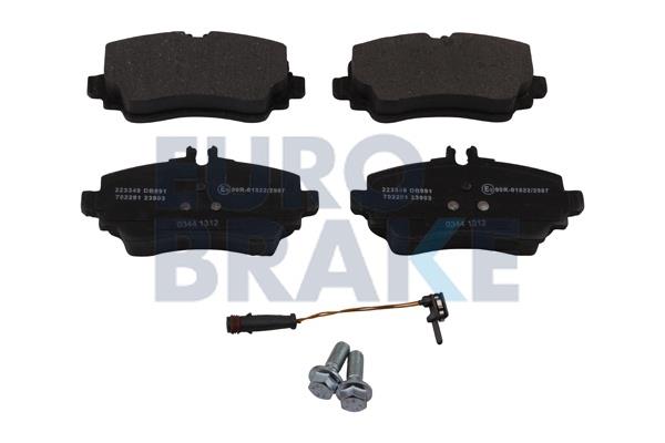 Eurobrake 5502223349 Brake Pad Set, disc brake 5502223349