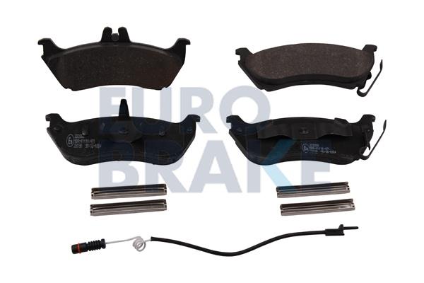 Eurobrake 5502223359 Brake Pad Set, disc brake 5502223359